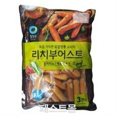 청정원 리치부어스트 할라피뇨, 1kg, 5개