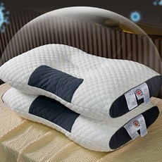 경추 베개 낮은베개 목디스크베개 1+1, 1세트