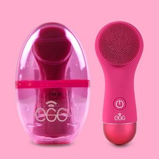 특허받은 스틱형 진동클렌저 에그디바이스 2 핫핑크, 블루