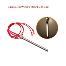 점화 Lgniter 뜨거운 막대 3 크기 220V 난방 튜브 스타터 장작 펠렛 벽난로 그릴 스토브 부품, 분명한, 01 type1