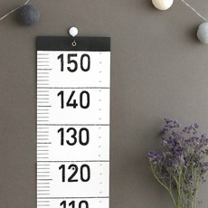코니테일 키재기 포스터 - 심플자 키재기자, one color/free