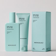 [공식 판매처] 베이직 아쿠아 올인원 200ml+120ml, 1세트