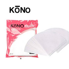 고노 KONO 드립필터 커피여과지 1~4인용(화이트)100매, 100개입, 1개