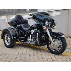 3륜 오토바이 400cc 바이크 할리 스쿠터 삼륜 세발 취미 오프로드 크루즈 대형, 검은색