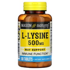 메이슨 내추럴 l-라이신 500mg 100정, 6개