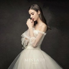 여자 드레스 셀프촬영 웨딩 드레스 2019 일자 어깨 신부 결혼 심플 초선환상의 프렌치 햅번 빈티지 웨딩