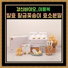 [1+1] 꽃송이버섯 전문 경신바이오 이용복 발효 황금꽃송이 효소 분말스틱 2박스, 40g