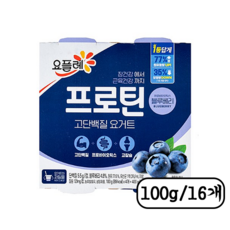 요플레 프로틴요거트 블루베리 100g x 16입