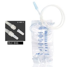 협성 바일백 담즙배액 담즙주머니 400ml U-400 400-3 400-3W (BILEBAG), 협성 바일백U- 400-3, 1개