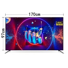 100인치TV 4K 초대형 LCD 120인치 티비 모니터 UHD 스마트TV FHD, 100인치 풀스크린 4K 리모컨 무료