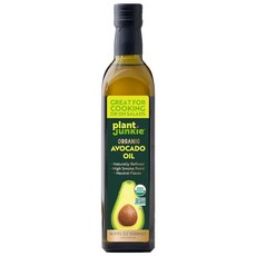 Plant Junkie 정제 아보카도 오일 GMO 프리 식용유 코셔 케토 및 팔레오 다이어트 친, 1개, 500ml