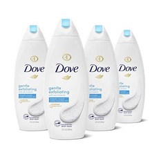 Dove 도브 LA직배 바디 워시가 즉각적으로 더 매끄러운 피부 바다 미네랄로 부드럽게 각질제거 피부에 영양 공급 박테리아 제거 22 Oz 4 개입, 1개