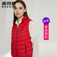 패딩조끼 여성 가을 겨울 따뜻한 사무실 초경량 두꺼운 조끼 기모 털 오버핏 WG201028139Z