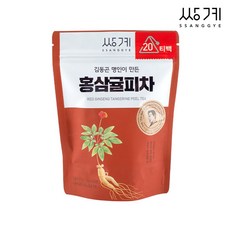 쌍계명차 파우치 홍삼귤피차 20티백 홍삼차, 1개