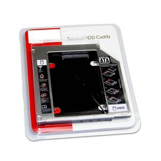 광학드라이브케이스 CD롬 외장드라이브케이스 12.7mm 두 번째 하드 드라이브 HDD SSD 캐디 어댑터, 없음