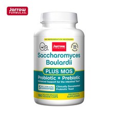 Jarrow Formulas 자로우 포뮬러스 사카로미세스 보울라디 + MOS 50억 180캡슐, 180정, 1개