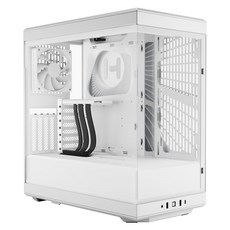 HYTE Y40 서린 미들타워 컴퓨터 PC 케이스 (스노우 화이트)