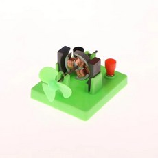 물리 전자기 유도 실험 코일 구리 DC 모터 자기 유도 교육 솔레노이드 실험 장비, 6) Simple DC motor, 1개