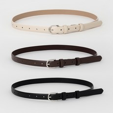 타티아나 BT8037 아크 윈도우 소가죽 벨트 18mm 3컬러