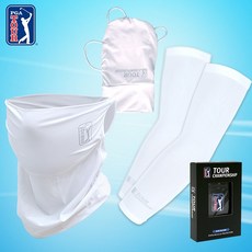 피지에이 PGA TOUR 공식 라이센스 챔피언십 골프 자외선 차단 3종세트 (쿨링 마스크+팔토시+손등토시), one color