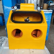 모래 샌딩기 오일 녹제거 표면 에어 블라스터, 소형 샌드블라스팅 기계-40x30x50cm, 샌드블라스팅 기계-40x30x50cm