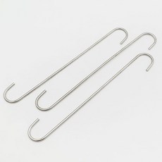 둥근 S고리 실버 30cm, 10개