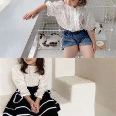 유아펀칭블라우스