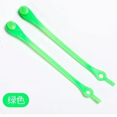 신발끈 실리콘 신발끈 스니커즈 레이스 신발 액세서리 라운드 방수 탄성 신발끈 끈 없음