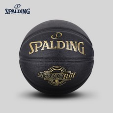 NBA 스팔딩농구공 한정판농구공 블랙골드 NEVERFLAT PU실내외7호 76-671Y