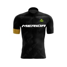 사이클링 저지 세트 Merida 남자 팀 짧은 소매 자전거 의류 MTB 자전거 유니폼 Maillot Ropa Ciclismo Summer Road Bicycle Wear