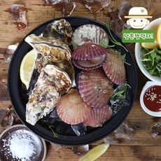 [통영직송] 싱싱한 제철 석화3kg+홍가리비2kg 캠핑 굴찜, 1개