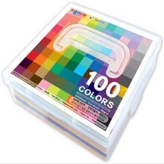 종이나라 500매 100컬러 단면색종이(케이스) / 종이접기 놀이 학습교재용 지류 문구, 선택:단일옵션