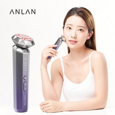 (KC인증) 안란 드릴 무선주파수 도입기 다기능 고주파기 갈바닉 미용기 마사지기, 핑크