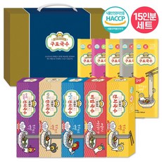 소확행몰 구포 무지개 국수 세트 28호 (5종) 간편한 스프포함 추석 선물세트 답례품