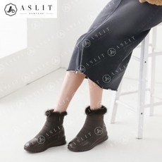 [애슬릿] 방한 털 기모 안감 패딩 발 편한 앵클 부츠
