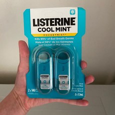 리스테린 포켓미스트 쿨민트 프레시 2개입 Listerine, 리스테린 쿨민트-포켓미스트/2개입