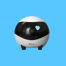 돌아다니는 CCTV 홈카메라 이보 SE by왓더펫 (강아지 고양이 자동충전 펫캠 EBO), 1개, 화이트, EBO SE