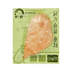 푸드원 맛닭 냉동 훈제 닭가슴살 마늘맛, 10개, 100g