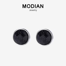 블랙오팔은귀걸이