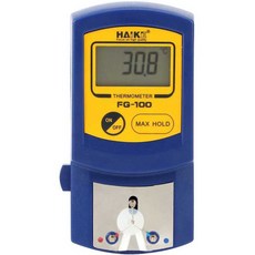 HAKKO FG100B 납땜기 인두 온도 측정기 0-700도, 표준 + 온도감지선 6팩