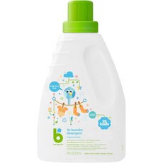 Babyganics 세탁 빨래 향기 지속제 베이비가닉스 세제 무향 35온스 Q1615059, 1개