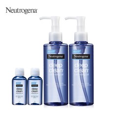 뉴트로지나 딥클린 클렌징 오일 200ml x2 +클렌징 오일 15ml x2