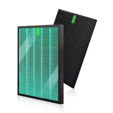 공기 청정기 교체 필터 세트 샤프 FU-G50 FU-H50 FU-J50 FU-GM50 True H13 활성탄 HEPA 필터, 1개