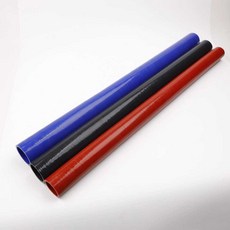 자동차 인터쿨러 튜브 실리콘 파이프 진공 배기 필터 터빈 호스, 1개, 레드 내경 38 mm 길이 1미터