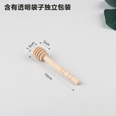 Taizhou 우드 꿀봉 허니 디퍼 머들러 꿀스푼, B