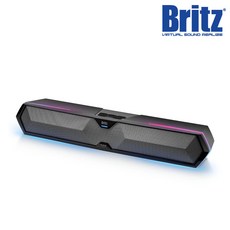 브리츠 게이밍 RGB 사운드바 PC용 스피커 USB 전원, BR-T9