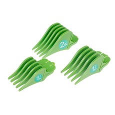 대형 헤어 클리퍼 빗 가이드 3Pcs 32/38/51MM 교체 헤어 가드 빗 Wahl 헤어 트리머 클리퍼 세트, [02] green, 02 green, 녹색, 1개