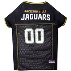 NMT 애완 동물 첫 번째 NFL 시카고 베어스 개 고양이를위한 메쉬 저지 [Large- Jacksonville Jaguars] - P072800URC3CTC8, Large- Jacksonville Jaguars