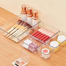더디테일 엑세사리 화장품 속옷 수납 데스크 정리함 서랍 정리 수납함 16P, 아크릴, 1세트