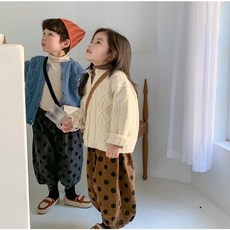 ForJ 아기 유아 꽈배기가디건